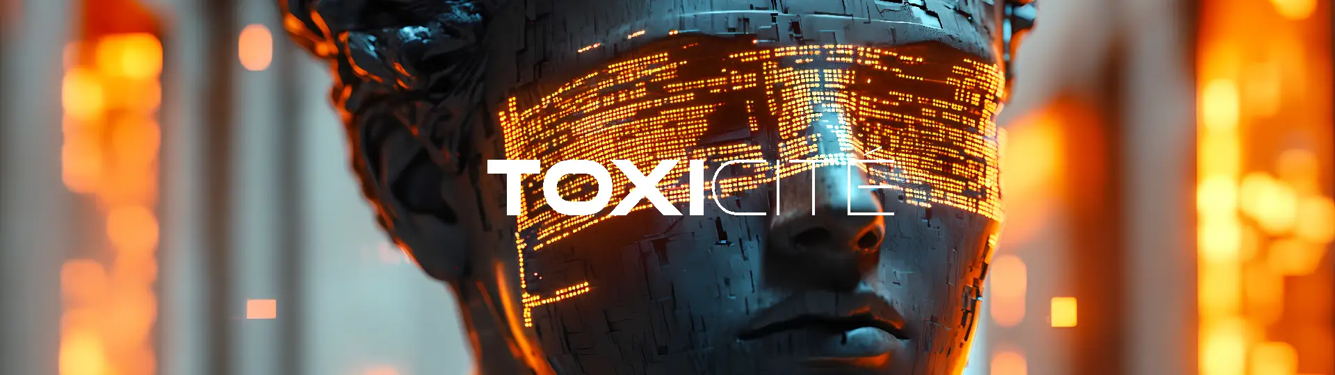 Illustration cyberpunk représentant la toxicité émotionnelle dans les relations amoureuses – Némésis Coaching